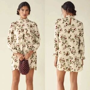NWOT Reformation Jourdan Dress in Regency XS, Rare, floral print